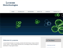 Tablet Screenshot of luceome.com